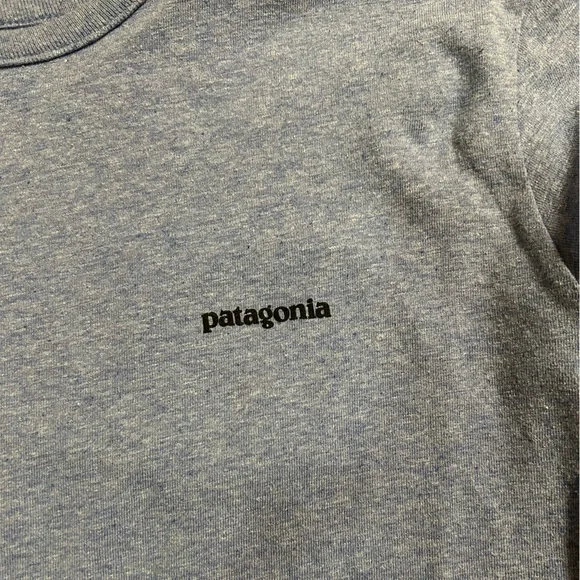 Patagonia Heather Blue Crew Neck Shirt - Picture 3 of 7